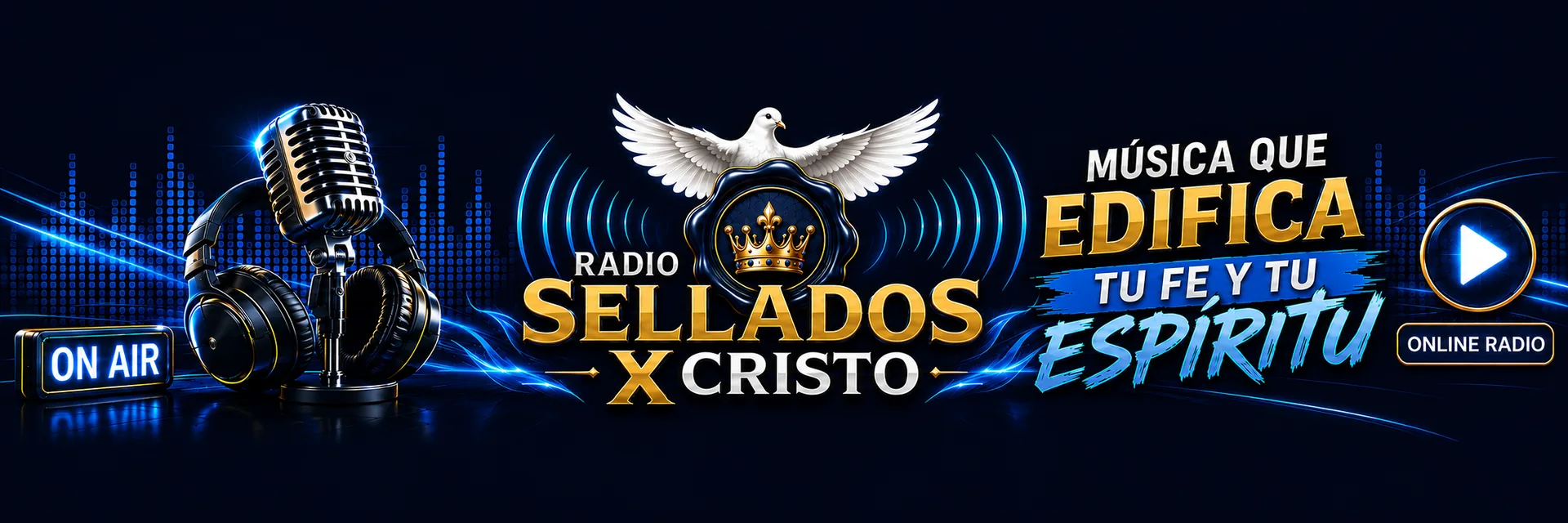 Radio Sellados X Cristo banner